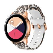 Akcesoria do smartwatchy - Cadorabo Silikonowa pasek 22mm kompatybilny z Samsung Galaxy Gear S3 / Gear 2 w Print Design LEOPARD - Wymienna opaska do Huawei Watch GT do Watch 2.. - miniaturka - grafika 1