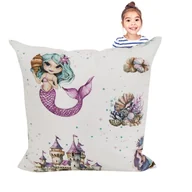 Pościel dla dzieci - Poszewka Dziecięca 40x40 Bawełniana JAŚ Syrenki - miniaturka - grafika 1
