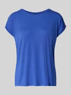 Koszulki i topy damskie - T-shirt o kroju regular fit z mieszanki lyocellu model ‘AVA’ - miniaturka - grafika 1