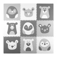 Układanki dla dzieci - Puzzle piankowe Zwierzęta 9 el. - miniaturka - grafika 1