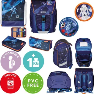 Herlitz Tornister Filolight Plus Galaxy Game - - Plecaki szkolne i tornistry - miniaturka - grafika 2