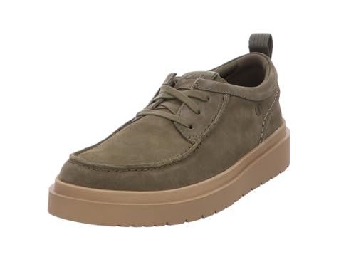 Clarks Polden Moc męskie buty sznurowane, Olive Suede, 46 EU