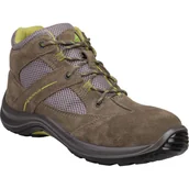 Obuwie robocze - DELTA PLUS VIRAGE S1P SRC TRZEWIKI Z WELURU SKÓRZANEGO I POLIESTRU TYPU MESH, PODESZWA Z DWUWARSTWOWEGO PU O ZRÓŻNICOWANYCH GĘSTOŚCIACH, PODNOSEK I WKŁADKA KOMPOZYTOWE; SZARO-ZIELONY - miniaturka - grafika 1