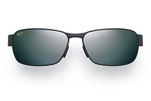 Maui Jim Black Coral okulary przeciwsłoneczne prostokątne, matowy czarny, m - Okulary przeciwsłoneczne - miniaturka - grafika 1