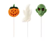 Gumy do żucia, lizaki, dropsy - Lizaki Halloween Boo!, 25g, mix (1 op. / 25 szt.) - miniaturka - grafika 1