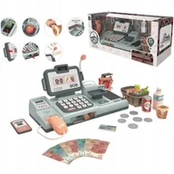 Zabawy w naśladowanie dorosłych - Kasa Fiskalna Sklepowa Elektroniczna Edukacyjna Kalkulator Dźwięki Skaner - miniaturka - grafika 1