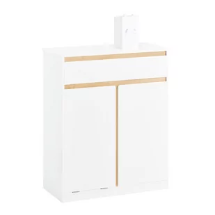 SOBUY Szafka Łazienkowa Składany kosz na pranie BZR79-W - Szafki łazienkowe - miniaturka - grafika 1