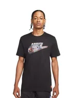 Koszulki męskie - Nike Męski t-shirt M NSW Tee Worldwide Hbr, czarny, L - miniaturka - grafika 1