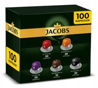 Kawa w kapsułkach i saszetkach - Kapsułki do Nespresso Jacobs Lungo Classico oraz Espresso Intenso 100 szt. - miniaturka - grafika 1
