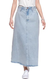SPÓDNICA JEANSOWA WRANGLER LONG SKIRT WINTER BLEACH W263WJ10B 112128021 - Wrangler - Spódnice - miniaturka - grafika 1