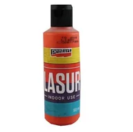 Farby i media malarskie - Farba Bejca wodna Lasur 80 ml - pomarańczowa - miniaturka - grafika 1