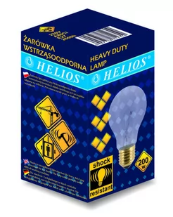 Helios Żarówka sygnalizacyjna 200W 3000h A80 230V E27 WST-0351 - Żarówki tradycyjne - miniaturka - grafika 1