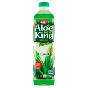 Okf Napój z cząstkami aloesu Aloe Vera King 1.5 l - Soki i napoje niegazowane - miniaturka - grafika 1