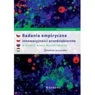 Ekonomia - Badania empiryczne innowacyjności przedsiębiorstw w krajach Grupy Wyszehradzkiej. - miniaturka - grafika 1