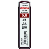 Ołówki - Grafity Rotring Tikky 2B 0,5mm - miniaturka - grafika 1