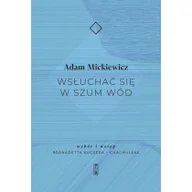 Poezja - Państwowy Instytut Wydawniczy Wsłuchać się w szum wód LIT-40537 - miniaturka - grafika 1