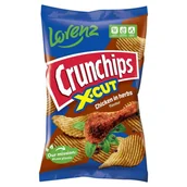 Chipsy - Crunchips X-Cut Chipsy ziemniaczane o smaku kurczaka w ziołach 130 g - miniaturka - grafika 1