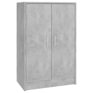 vidaXL Szafka na buty, szarość betonu, 60x35x92 cm, płyta wiórowa - Szafki na buty - miniaturka - grafika 1