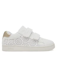 Buty dla dziewczynek - Sneakersy Geox J Eclyper J55LRA 000BC C0588 S Biały - miniaturka - grafika 1