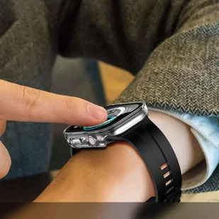 Obudowa ochronna z szkłem Alogy Protector Case 2w1 nakładka etui do Apple Watch 7/8 41mm Przezroczysta - Akcesoria do smartwatchy - miniaturka - grafika 12