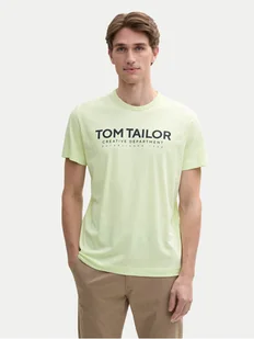Tom Tailor T-Shirt 1045940 Zielony Regular Fit - Koszulki męskie - miniaturka - grafika 1