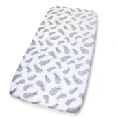 Prześcieradła dla dzieci - Kerstin Prześcieradło Do Łóżeczka 120X60 Muślinowe - miniaturka - grafika 1