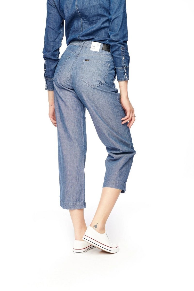 LEE WIDE LEG CHAMBRAY L31GCMFE 24/31