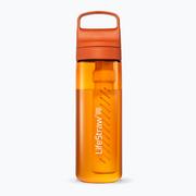 Shakery i bidony sportowe - Butelka turystyczna Lifestraw Go 2.0 z filtrem 650 ml kyoto orange - miniaturka - grafika 1