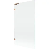 Parawany nawannowe - Mexen Lunar L parawan nawannowy 1-skrzydłowy 100 x 150 cm, transparent, miedź szczotkowana - 897L-100-000-65-00 - miniaturka - grafika 1