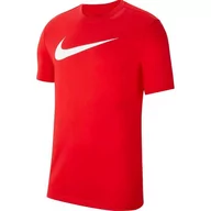 Odzież sportowa dziecięca - Koszulka dla dzieci Nike Dri-FIT Park 20 czerwona CW6941 657 - miniaturka - grafika 1