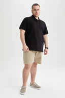 Spodenki męskie - Defacto Spodenki Męskie Beżowe Casual 52 P5R - miniaturka - grafika 1