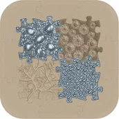 Maty edukacyjne - Mata Sensoryczna Ortopedyczna Do Domowego Spa 12 El. Lumarko! - miniaturka - grafika 1