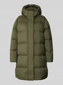 Płaszcze damskie - Płaszcz puchowy o kroju regular fit z kapturem - miniaturka - grafika 1