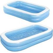 Pływanie - Bestway Family basen, niebieski/biały, One Size 4027948001000 - miniaturka - grafika 1