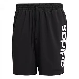 adidas adidas Męskie szorty M Lin Chelsea czarny/biały S GK9607 - Spodenki męskie - miniaturka - grafika 1