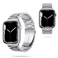 Akcesoria do smartwatchy - STALOWA BRANSOLETA APPLE WATCH 38/40/41MM SREBRNA - miniaturka - grafika 1