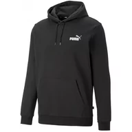 Bluzy męskie - Bluza sportowa męska Puma ESS+ 2 Col Small Logo Hoodie FL - miniaturka - grafika 1