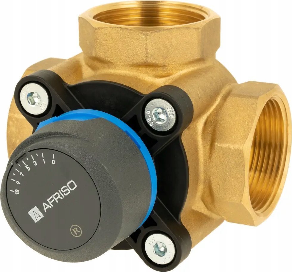 Afriso Zawór mieszający 3-drogowy obrotowy ARV 386 Vario ProClick, DN40, Rp1 1/2