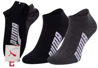 Skarpetki damskie - Puma  Skarpetki Stopki 2 Pary Black/Grey 907949 01 39-42 - miniaturka - grafika 1