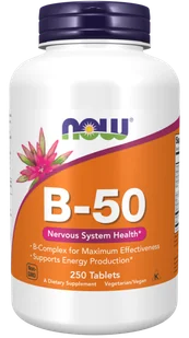 Now Foods NOW B-50 250tabs - Witaminy i minerały - miniaturka - grafika 1
