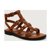 Sandały damskie - Guess Sandały YAZZA2 zamsz - miniaturka - grafika 1