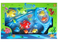 Zabawki zręcznościowe - Gra Rybki wędka siatka i 9 rybek MegaCreative - miniaturka - grafika 1