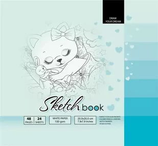 Szkicownik 200x200/48K 100g TW FRESH Nowa - Przybory szkolne - miniaturka - grafika 2