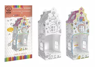 Kolorowanka składanka mini Domek ul Kocia 12 Nowa - Kolorowanki, wyklejanki - miniaturka - grafika 3