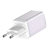 Ładowarki do telefonów - Silver Monkey Ładowarka sieciowa GaN 65W 2x USB-C Purple - miniaturka - grafika 1