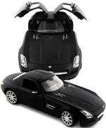 Samochody i pojazdy dla dzieci - Autko Resorak MERCEDES BENZ SLS AMG samochodziki metalowe kolekcjonerskie 1:24 - miniaturka - grafika 1