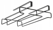 Pozostałe akcesoria kuchenne - Organizer Uchwyt Półka Na Kieliszki Wiszący Swiss - miniaturka - grafika 1