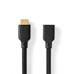 Nedis CVGB35090BK20 kabel HDMI 2 m HDMI Typu A (Standard) Czarny - Kable komputerowe i do monitorów - miniaturka - grafika 1