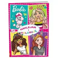 Kolorowanki, wyklejanki - Ameet Barbie. Naklejam i koloruję praca zbiorowa - miniaturka - grafika 1