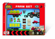 Samochody i pojazdy dla dzieci - Maisto 12564 Traktor Massey Zestaw Z Mini Farmą - miniaturka - grafika 1
